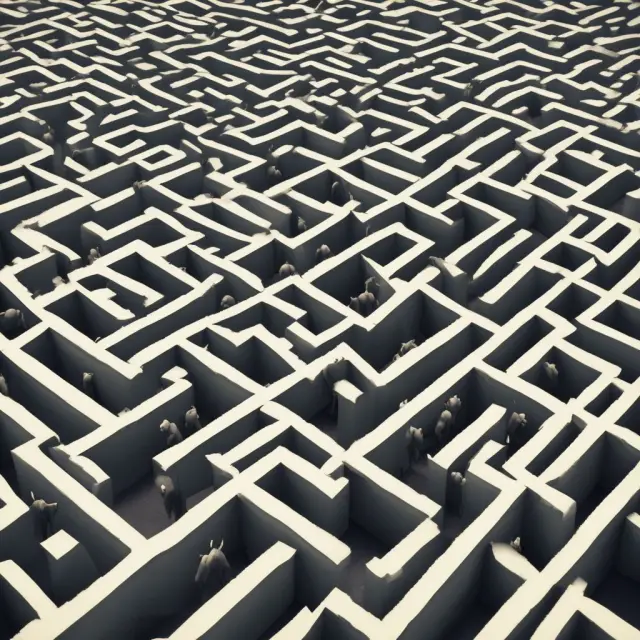 A metaphorical image of borrowed shares navigating a complex regulatory landscape as bulls and bears look on, emphasizing the intricacies and risks involved in short selling.