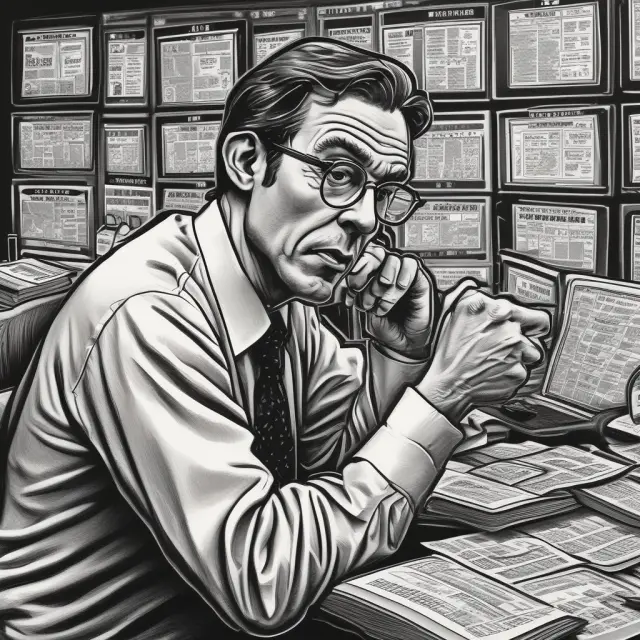 Short sellers covering their losses in a short squeeze situation, symbolizing market volatility and potential gains for long-term investors.