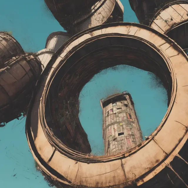 A metaphorical depiction of silos collapsing into overlapping circles, illustrating improved collaboration and open communication between departments for employee morale enhancement.
