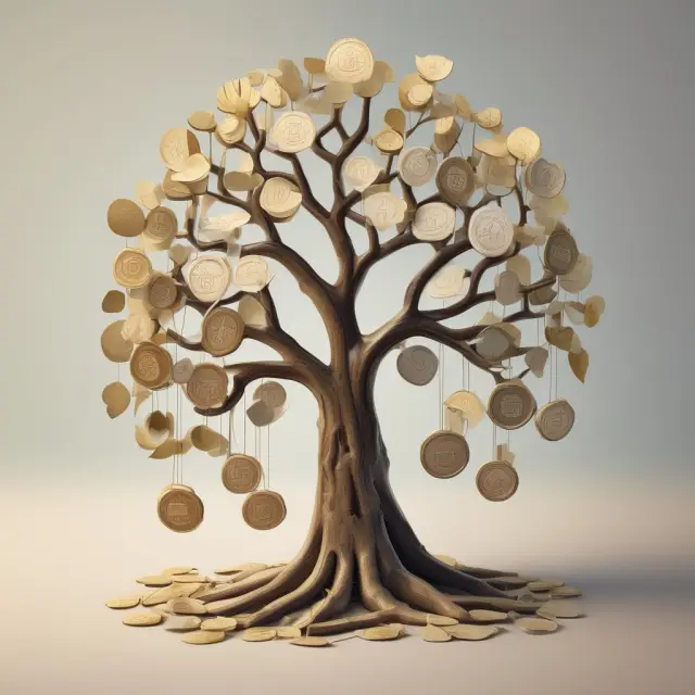 Visual representation of the essential components of a Simple Agreement for Future Tokens (SAFT) growing into a successful investment opportunity