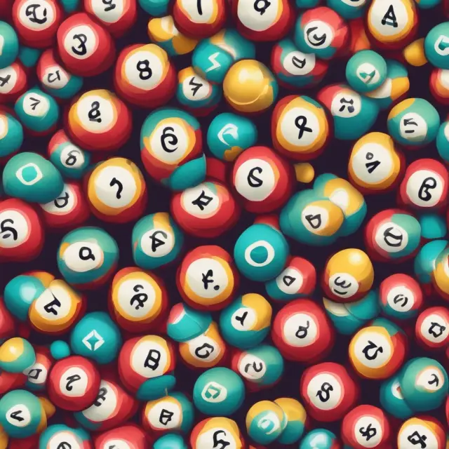 Lottery machine filled with balls representing statistical population members; each ball has an equal probability of being selected for the sample
