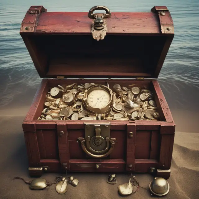Bondholders treasure chest with call feature key, illustrating reduced risk and potential for higher returns.