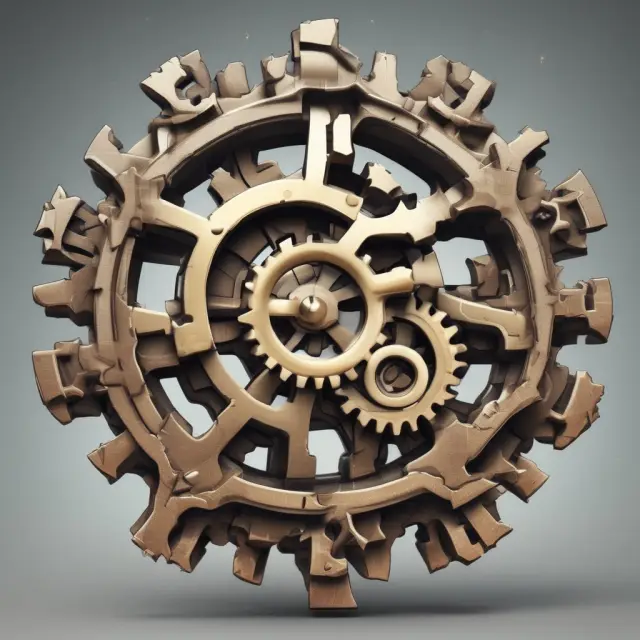 Image of credit rating agencies assigning stars while interlocked gears receive sinking fund inflows