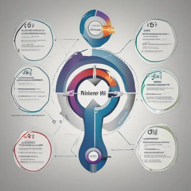 Five phases (define, measure, analyze, improve, control) of Six Sigma transformation illustrated in a visual metaphor.