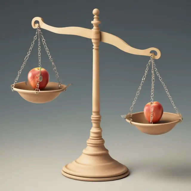 Visual of three balanced scales representing positive, negative, and neutral slippage in trading.