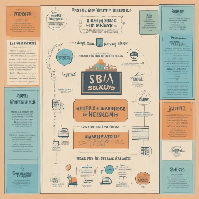 An entrepreneur embarks on a journey with the SBA, guided by counselors, attending training programs, learning from mentors, and utilizing the Small Business Planner to grow their business.