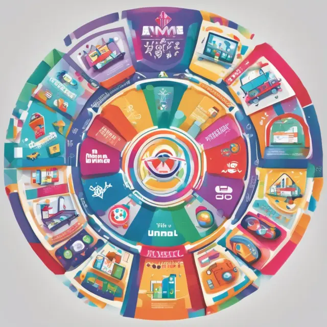 Vibrant kaleidoscope displaying various industries with their distinct SME definition symbols and classifications.