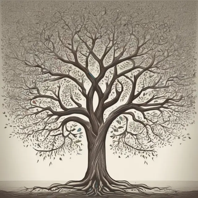 Image of a tree with various roots symbolizing SMEs, fostering growth in their local communities