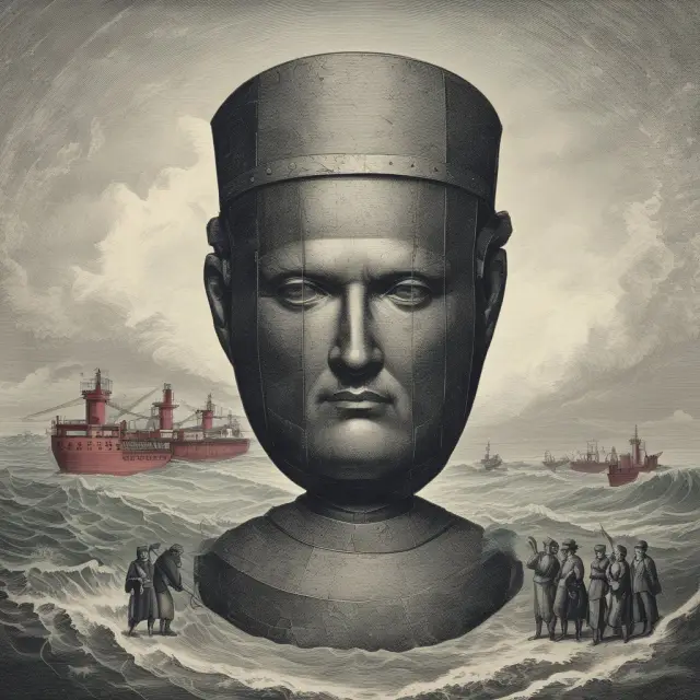 An image of a protective shield with Smoot-Hawley Tariff Act text and international trade symbols symbolizing the impact on global economic relationships.