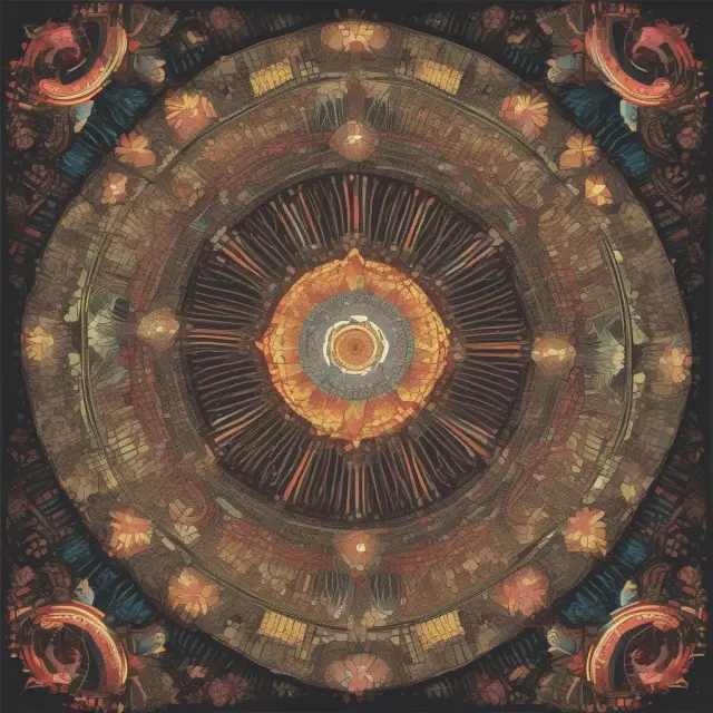 A colorful kaleidoscope represents the intricate relationship between social dynamics and economic activity in this image, enhancing FAQs on social economics.