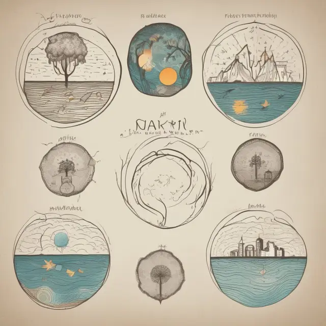 Visualization of Community (pebble), Non-Profit (river), Transformational (phoenix), and Global (constellation) social entrepreneurs creating change within their spheres