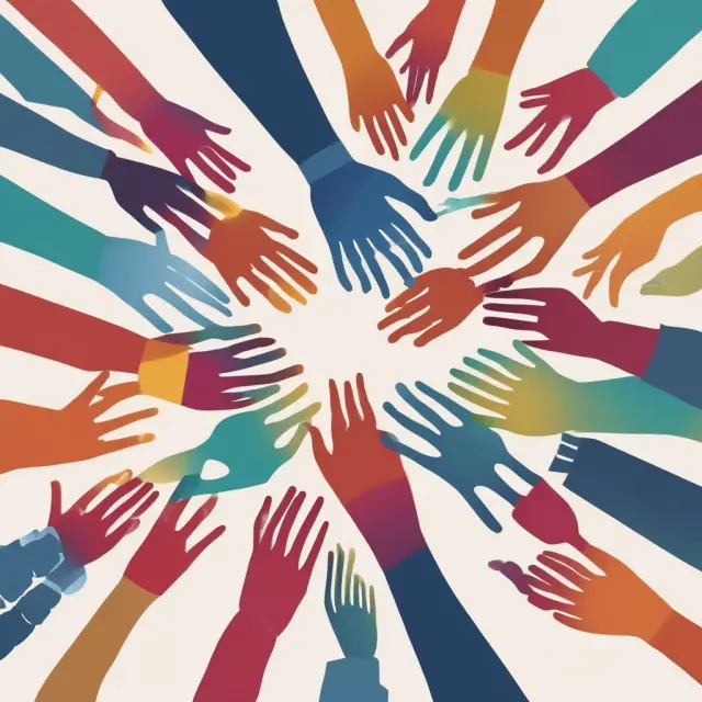 People from various cultures joining hands around the globe, symbolizing global social entrepreneurship