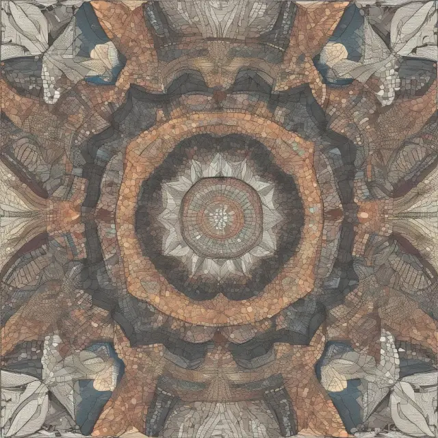 A colorful kaleidoscope represents social science