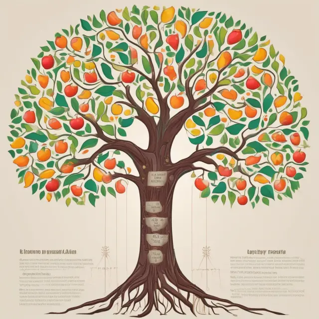 A family tree illustrating various social welfare programs and their eligibility factors: income levels and family size