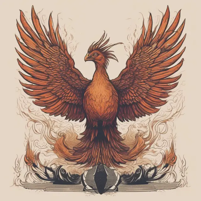 Phoenix rising from ashes symbolizes SOEs