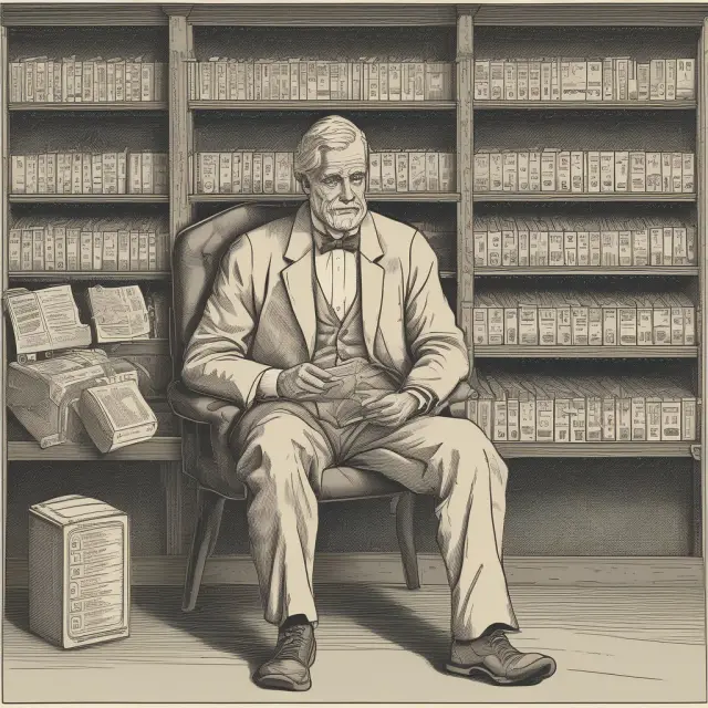 Image: A time traveler observing the development of software from punch cards to Software as a Service (SaaS) via the cloud