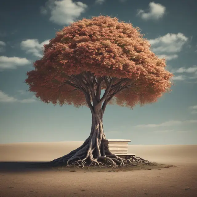 An image of a lone tree sprouting from an SSN seeded ground, signifying the formation and simplified beginning of a sole proprietorship