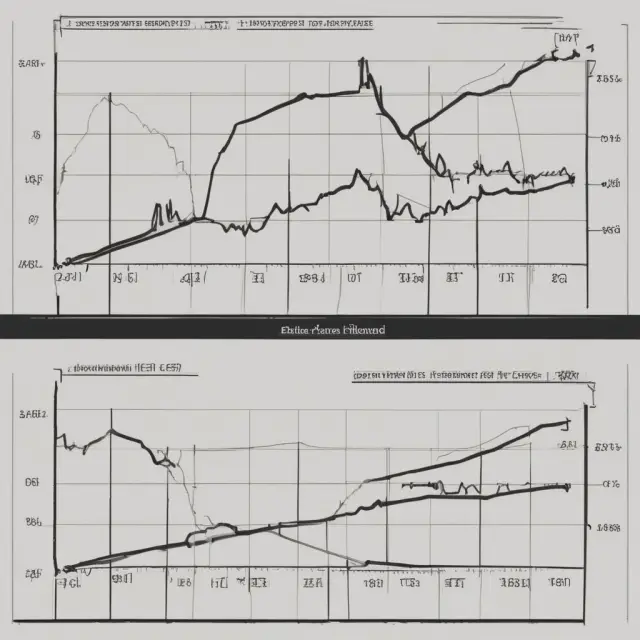 Graph comparing Sharpe and Sortino Ratios for investment analysis, depicting varying focuses on total volatility vs. downside deviation