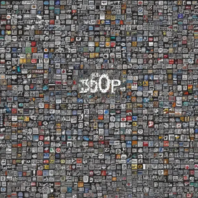 Fifty logos representing diverse U.S. companies composing the S&P 500 index