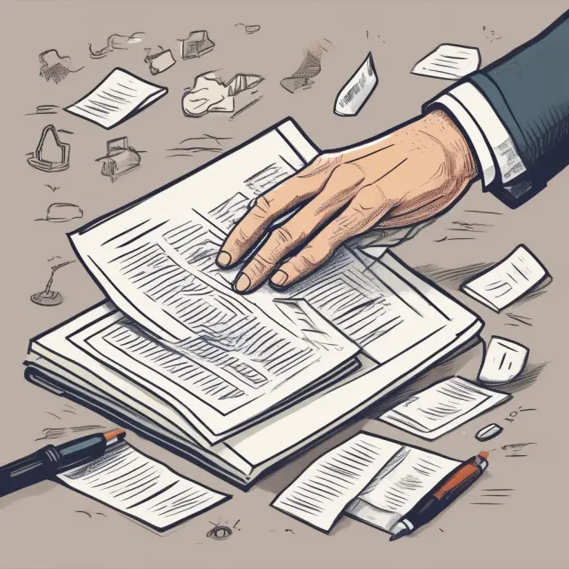 Hand choosing trustworthy agent from a pile of documents, enhancing financial power of attorney