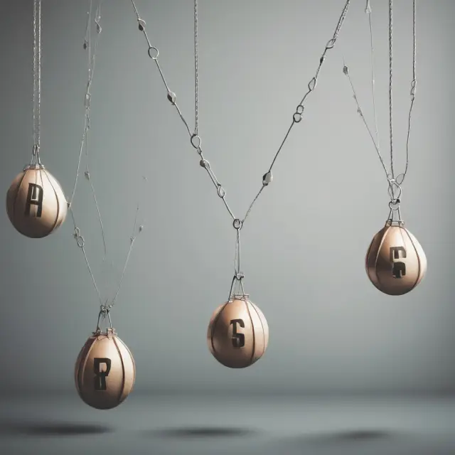 Image of a swinging pendulum representing interest rates affecting bond prices and speculative trading activities