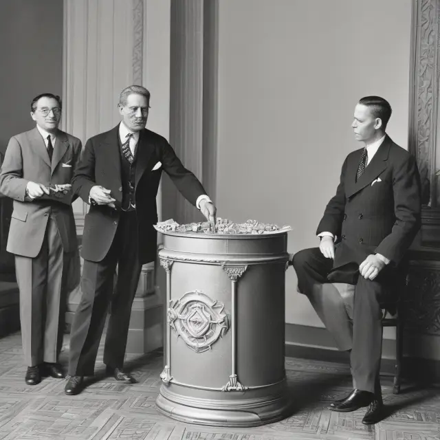 Image: A time capsule opening, revealing the origins of SPDR ETFs and their profound impact on index investing