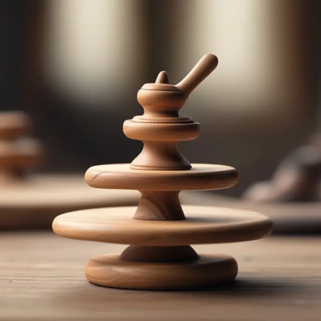 A spinning top atop an unstable see-saw market symbolizes price indecision. Confirmation is crucial to determine whether it