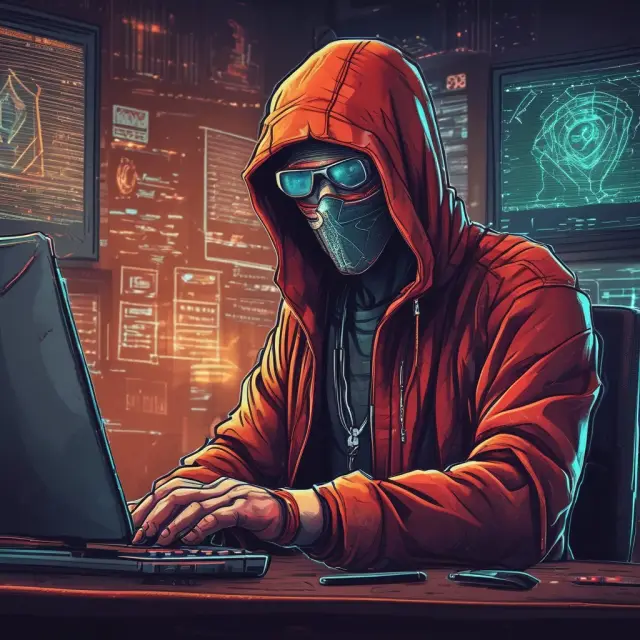 A cybercriminal disguised as a bank, waging war against financial security