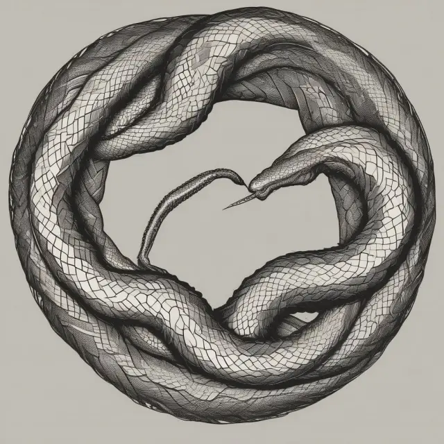 An image of two entwined serpents symbolizing different yields forming a yield spread