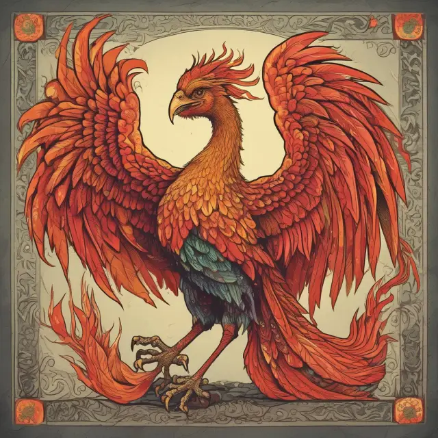 A mythical phoenix emerging from the ruins of an SPV, symbolizing protection and flexibility for parent companies