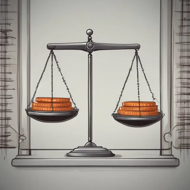 Two scales displaying standard deviation (data points) and standard error (sample means) to compare investment return variations