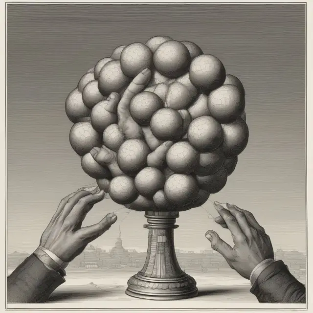 A handful of wealthy individuals releasing spherical HDI indices, illustrating global human development progress