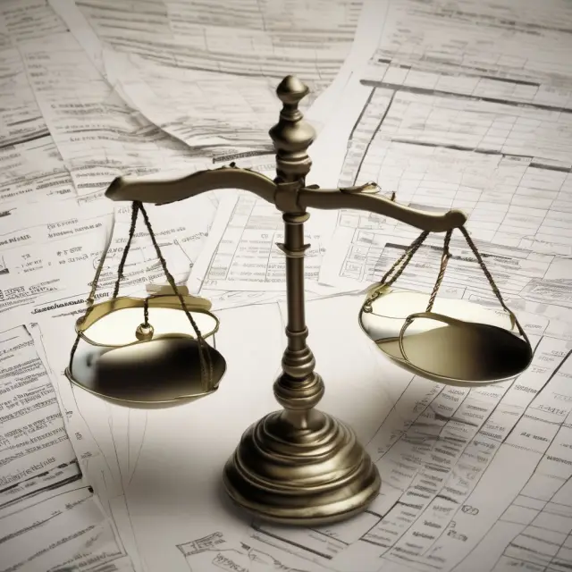 Balance scale with filing statuses (single, married, head of household, widow/widower) and their corresponding standard deduction amounts