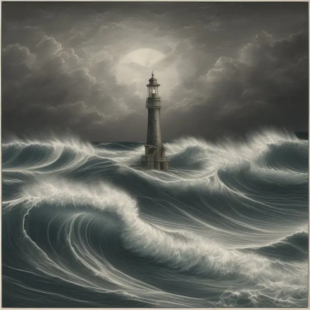 Compass with standard deviation values guiding an investor through stock market turbulence