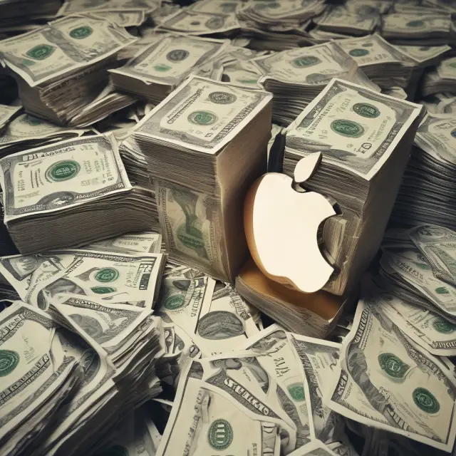 An institutional investor deeply engrossed in analyzing Apple