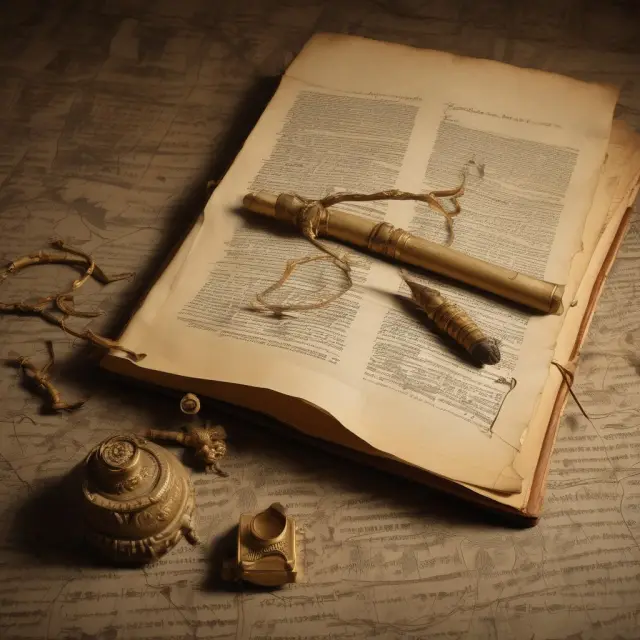 Image of an ancient parchment with the Statute of Frauds inscribed in gold, symbolizing lawful contracts.