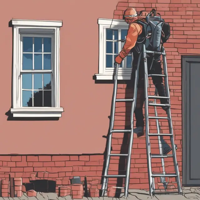 Painter on a ladder with bricks symbolizing oral agreements under the Statute of Frauds