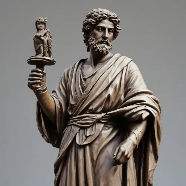Guardian figure safeguarding scrolls representing legally binding contracts under the Statute of Frauds.