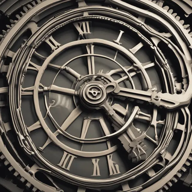 A timepiece with gears representing various civil cases and statutes of limitation flowing through them
