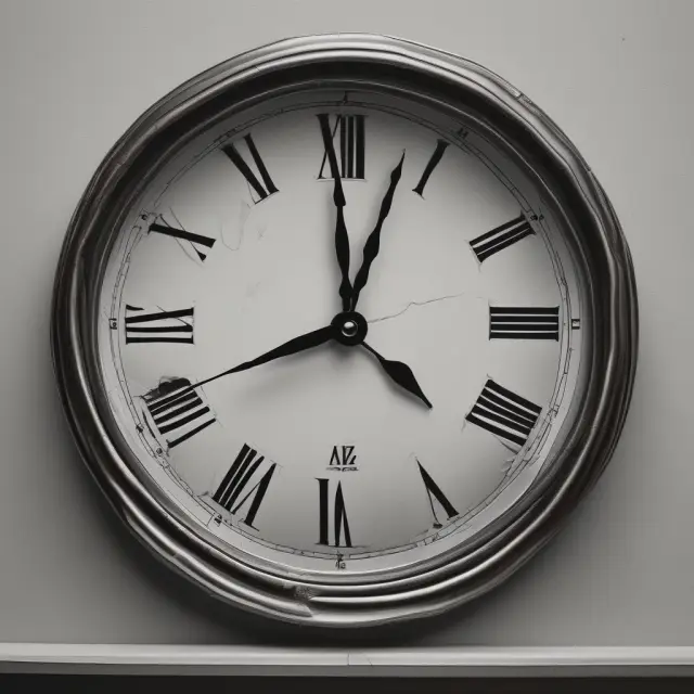 Clock striking twelve with gavel and legal documents, depicting statutes of limitations in law