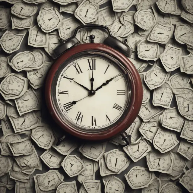 Image of a clock with hands pointing towards the statute of limitations expiration on multiple debts