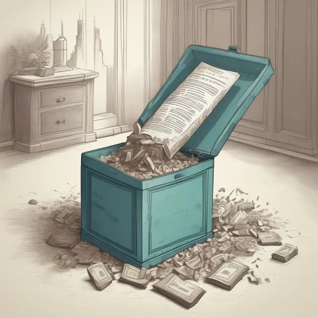 Time capsule reveals inherited shares with increased value due to step-up in basis