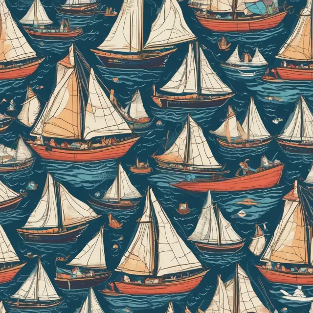 Image of scholars sailing on a serene sea (symbolizing financial support), researchers soaring with wellness wings, and a diverse workforce thriving in training programs