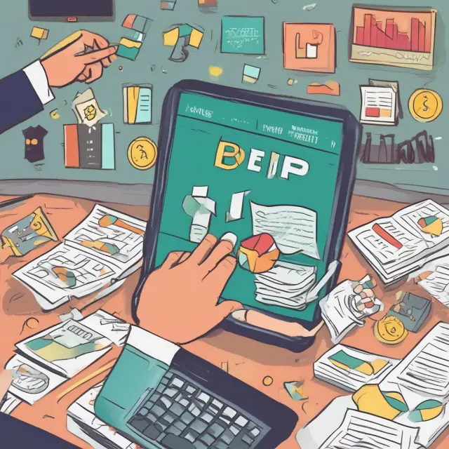 An investor and an Authorized Participant (AP) exchanging ETF shares in a bustling marketplace