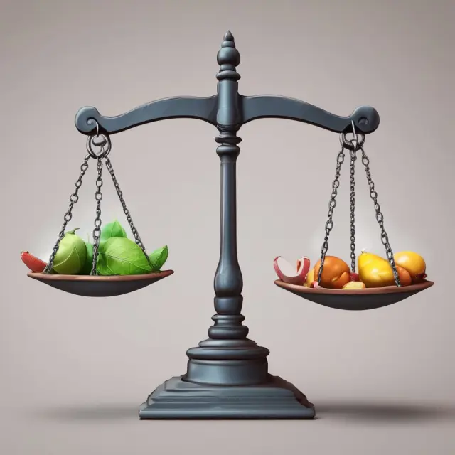 Two balance scales with gold coins (positive equity) on one side and red weights (negative equity) on the other. The scales tip towards stability when positive equity outweighs negative.