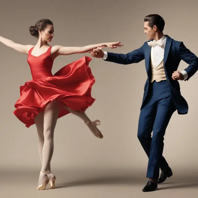 An elegant dance between two stock options, one in poised flexibility (American) and the other rigidly bound to tradition (European).