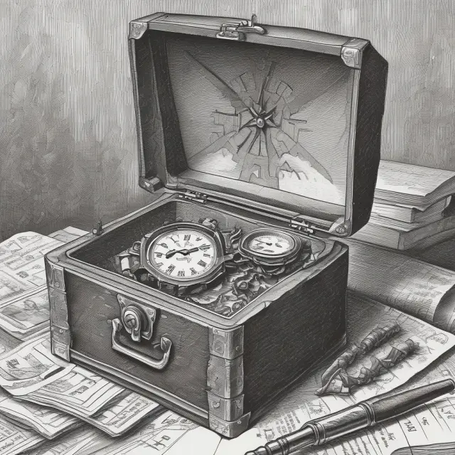 An investor holding a magnetic compass in front of a digital stock screener, symbolizing the importance of tools for navigating complex markets