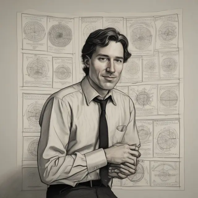 Edward Calahan creating ticker symbols for stock market communication using a telegraph machine