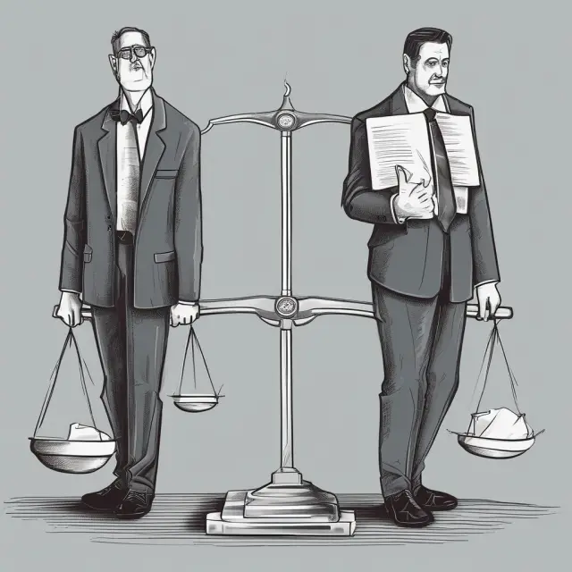 An accountant weighs assets between two methods: Straight Line Basis versus Alternative Depreciation Methods on a balance sheet.