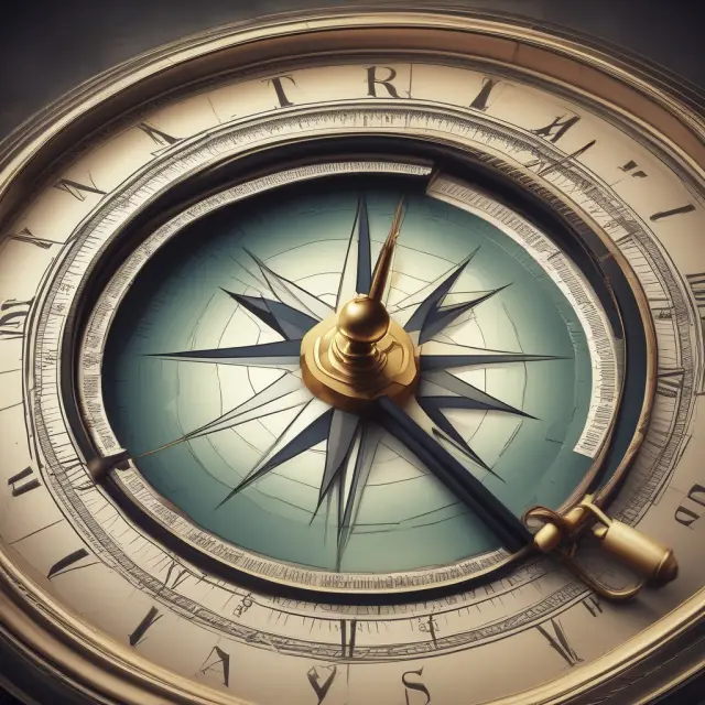 A strategic compass steers through the rough waters of industry analysis, goal setting, strategy formulation, implementation, and continuous evaluation.